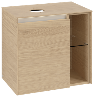 V&B Waschtischunterschrank Collaro 60x54,8x38cm, WT l, LED 2,9 W, Nord Oa