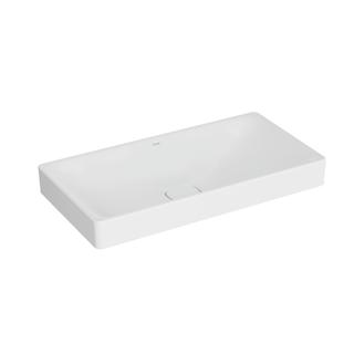 VitrA Aufsatzschale New Metropole 80x40x17cm, recht., o. ÜL.Schl., edelw.