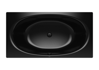 Kaldewei Badewanne ELLIPSO DUO 230 190x100cm, Vollantislip, schwarz