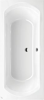 Polypex Rechteck-Badewanne VENEDIG 180x80cm, edelweiß