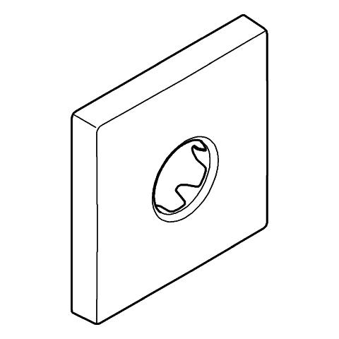Artikelbild 2 des Artikels „GROHE Rosette 48118 satin graphite “