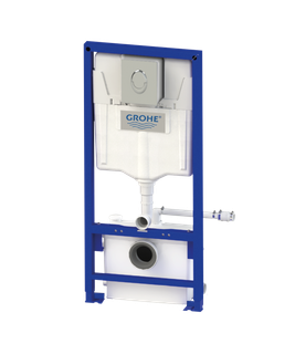 SFA Wand-WC-System SaniWall Pro UP mit Glasverkleidung, Schienensystem