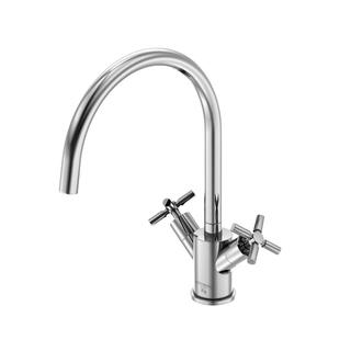 Steinberg SPT-2-G-Arm. Serie 250 Ausl. 201mm, m schwenkb. Auslauf, chrom