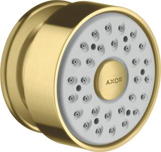 hansgrohe Seitenbrause Axor rd Ros., schwenkbar, 1jet, brushed brass