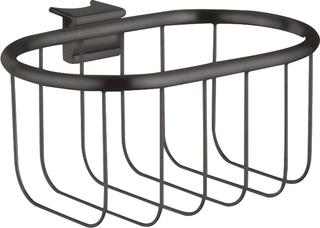 hansgrohe Seifenkorb Axor Montreux Met., Wandmont., 160x83mm, brush. bla vc
