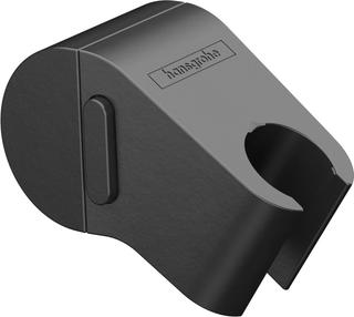 hansgrohe Push-Brausehalter WallStoris für Handbrause, mattschwarz