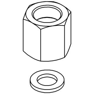 GROHE Verschraubung 440405 rechts/links für Eichelberg Küchenarmaturen