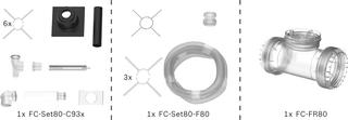 BOSCH Schachtpaket BOPA FC05 KS, flex, 80/125 - 80mm, 15 m, RLU