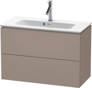 DU Waschtischunterbau wandh. L-Cube LC6257 Basalt 391x820x550mm 2Sk.