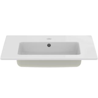 IS Möbelwaschtisch Eurovit 61x45x14cm, 1 Hahnl., mit Überlauf, weiß