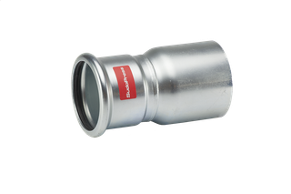 AIPS Reduziernippel VSH SudoPress VCC243 108x76,1mm, C-Stahl, mit EPDM-O-Ring
