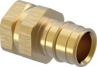 Uponor Übergangsmuffe Q&E PL 25xR 3/4 IG, Messing