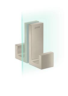 hansgrohe Duschtürg Axor Uni Rectangular brushed nickel