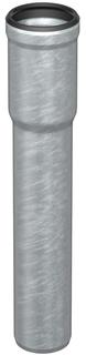 ACO Regenstandrohr GM-X DN 125, 1000mm, St., verzinkt, mit Muffe