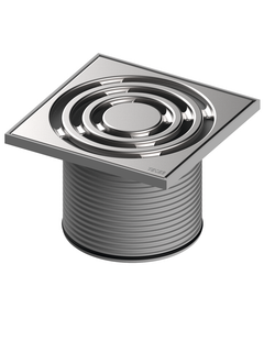 TECE Rostrahmen TECEdrainpoint S 150x150mm, Kunststoff, mit Designrost
