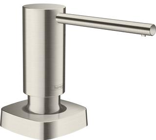 hansgrohe Spülmittelspender A71 Einbauversion, Edelstahl-optik