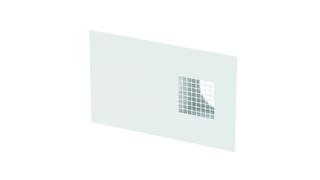 Zehnder Außenwandgitter DN 125, Anschl. li, weiß, 500x320x101mm