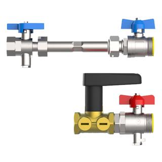 Strawa Anschlussgarnitur e-class AG 3/4" WMZ-2F-SRV20, horizontal