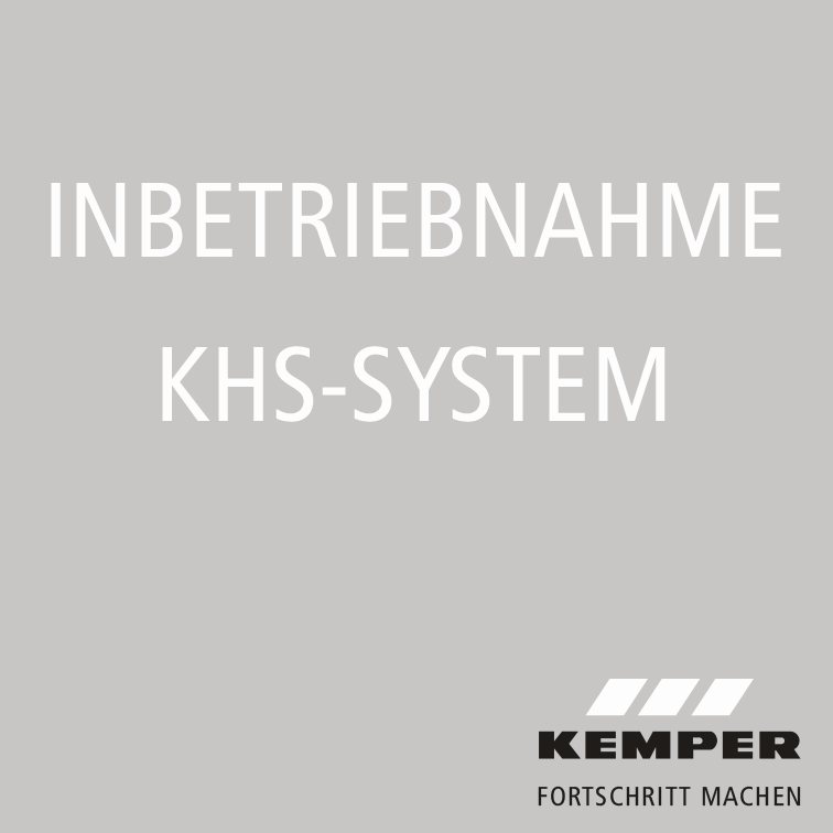 Artikelbild 1 des Artikels „KEMPER Inbetriebnahme KHS-System KHS Logic-Systemsteuerung “