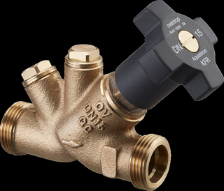 Oventrop KFR-Ventil Aquastrom DN 32, G 1 1/2, bds AG, o E, m Stopf.