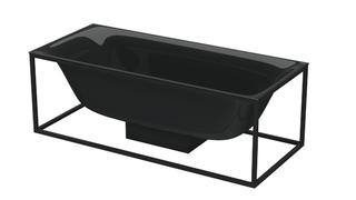 Freistehbadewanne BetteLux Shape 3451 170x75x45cm, schwarz