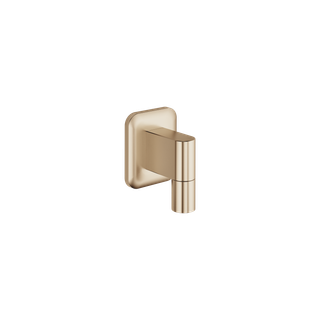 Dornbracht Wandanschlussbogen LISSÉ 60x78mm Rosette, Light Gold gebürstet