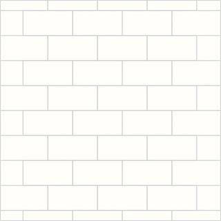 TILE Alpine White (1100) Hydrolock Metro 2400x598x10.4mm (6669)