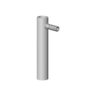 DO Anschluss ERSATZTEILE 04300117510 83 x 36 x 196 mm Platin gebürstet