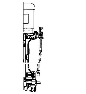 KSB Fremdflüssigkeitsschmierung für Baureihe MK, ET 190 cm, 1.4571