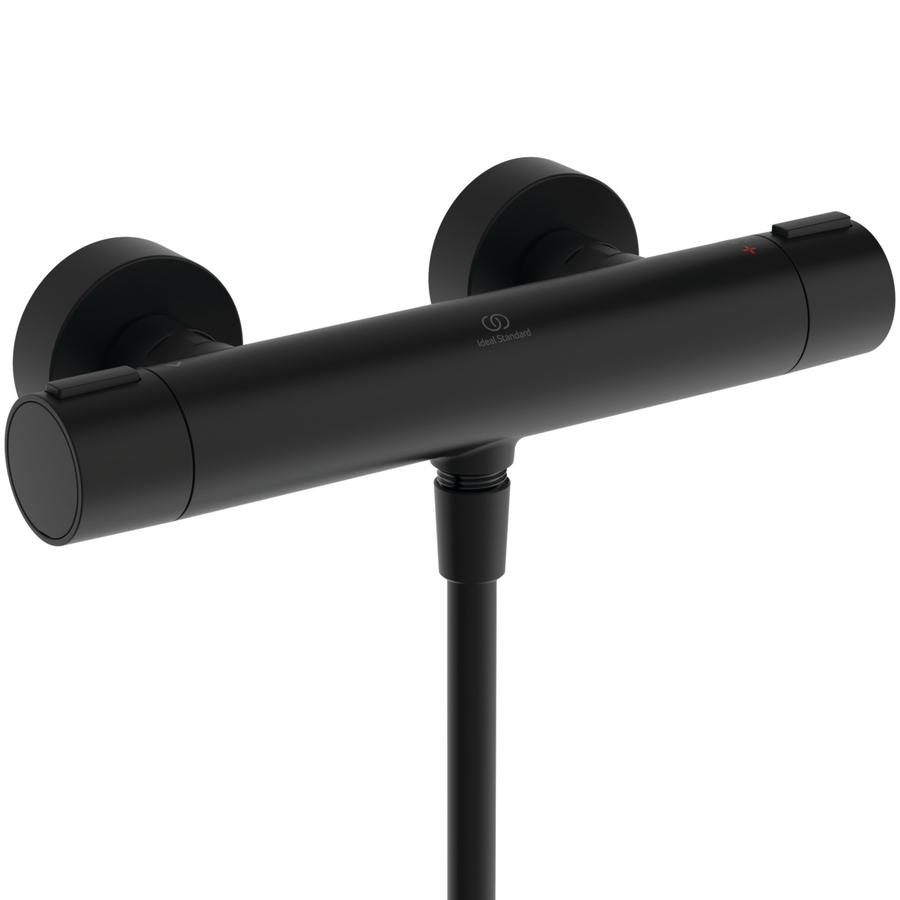 Artikelbild 4 des Artikels „IS Brausekombination Ceratherm Alu+ m THM, BrSt 60cm, 2F-HBR, 8 l/min, si bl silk black“