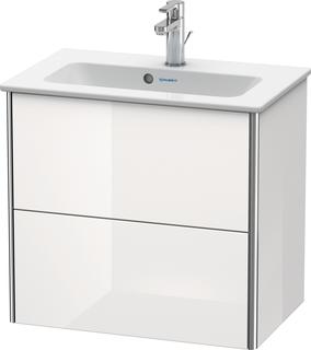 Duravit WT-Unterschrank Compact XSquare 61x38,8cm, d Gr hgl, 2 Schubk., wandh
