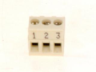 BOSCH Ersatzteil TTNR: 87182249060 Anschlussklemme 3-pol. ECO-BUS weiß