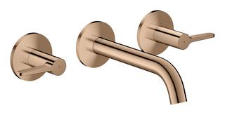 hansgrohe 3-L-WT-Arm. Axor One UP, A 160mm, W m Ros, m HG, pol. r gol
