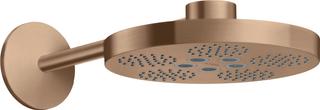 hansgrohe Kopfbrause Axor One mit Brausearm, 2jet, brushed red gold