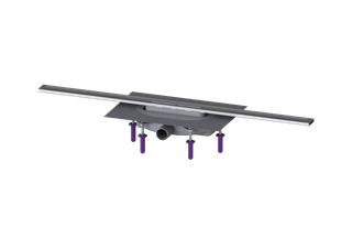 Kessel Duschrinne LINEARIS Infinity 60 900mm, Oberfläche Edelstahl gebürstet