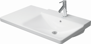 Duravit Möbelwaschtisch P3 Comforts 85x49,5cm, we, Beck. re, o HL, m ÜL