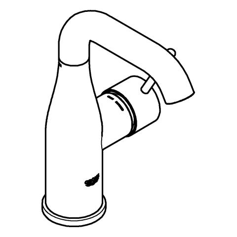Artikelbild 2 des Artikels „GROHE Waschtisch-Einhebelmischer Essence 1/2