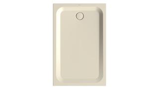 Duschwanne BetteUltra 5834 140x90x3,5cm, Wannenträger, pergamon