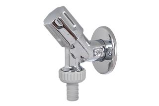 Schlösser Geräteschrägsitzventil 7135 DN 15, 1/2", Designgr, m SV, p verchr.