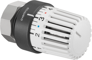 Oventrop Thermostat Uni maxi/mini 7-28 GrC, m Flüssig, anthrazit/weiß