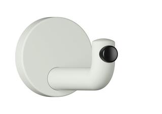 HEWI Wandhaken 477 105mm, Türpuffer sw, matt, lichtgrau