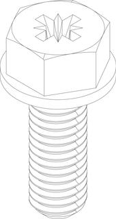 BOSCH Ersatzteil TTNR: 87186517850 Schraube M5x15 (3x)
