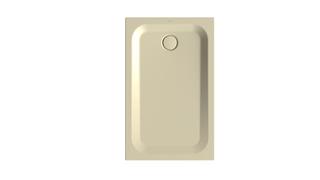 Duschwanne BetteUltra 1670 120x75x3,5cm, Anti/Pro, Mini-WT, cream