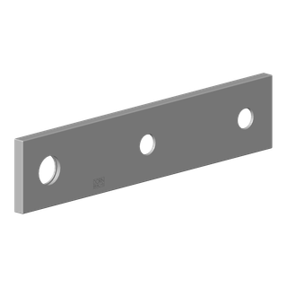 DO Rosette ERSATZTEILE 092789109 255 x 55 x 8,5 mm Platin gebürstet