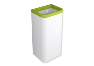 HEWI Papierabfallbehälter 477 341x655x261mm, Korp signalw., apfelgrün