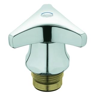 GROHE Oberteil 11104 mit Trecorn Griff Markierung blau 3/4" chrom