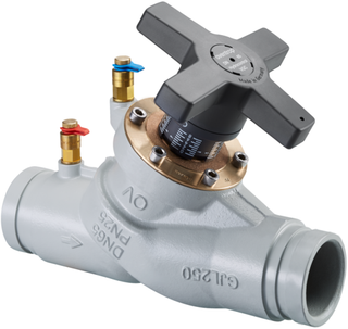 Oventrop Strv. Hydrocontrol VGC DN 100, 114,3mm, PN 25, Rollnutans., GG