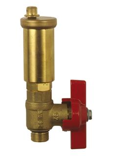 Afriso Solarschnellentlüfter max 6 b, bis 150 GrC, G 3/8, m Kugelhahn