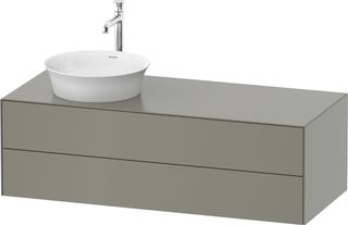 Duravit WT-Unterschrank White Tulip 130x55cm, 2 La, 1 Pl, B l, st-g s-matt
