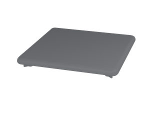 Kaldewei Ablaufdeckel CONOFLAT KA 120 INVISIBLE GRIP, cool grey70, emailliert